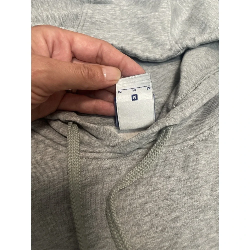 Nike Sportswear Repeat Logo Tape Hoodie Men Medium Gray Pullover AH9149-063 M